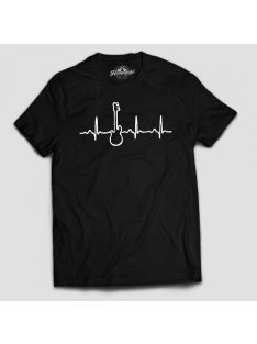 Gitár heartbeat férfi póló