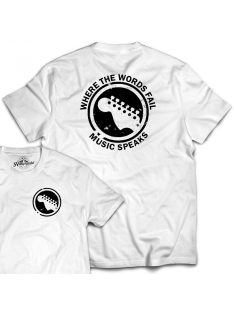 Gitár körlogó férfi póló