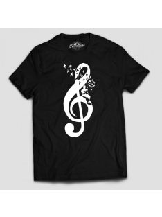 Gitár violinkulcs férfi póló