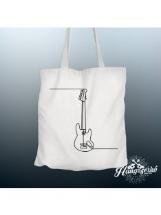 Basszusgitár line art vászontáska