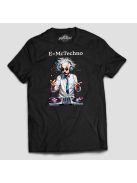 E=mc techno férfi póló