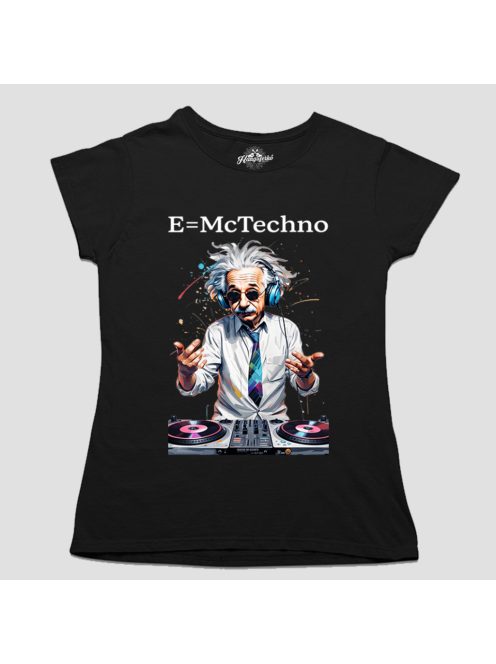 E=mc techno női póló
