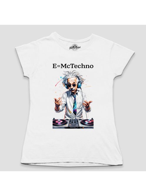 E=mc techno női póló