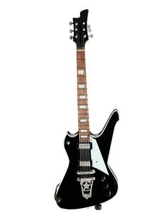 Paul Stanley mini gitár, állvánnyal
