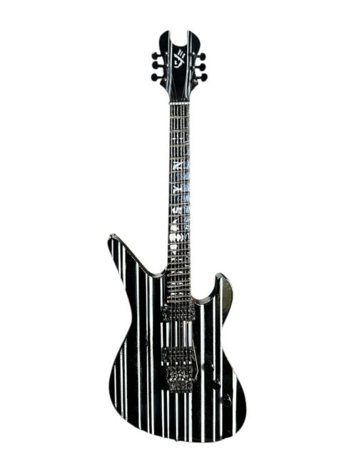 Schecter Synyster mini gitár, állvánnyal
