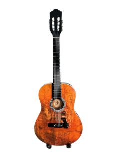 Willie Nelson mini gitár, állvánnyal