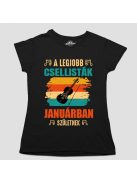 A legjobb csellisták születésnap női póló