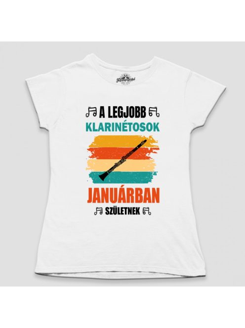 A legjobb klarinétosok születésnap női póló
