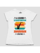 A legjobb szaxofonosok születésnap női póló