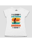 A legjobb zenetanárok születésnap női póló