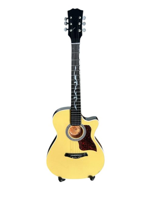 Akusztikus mini gitár, állvánnyal v2