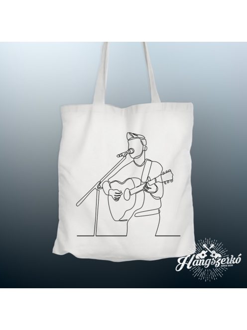 Akusztikus gitáros énekes vászontáska