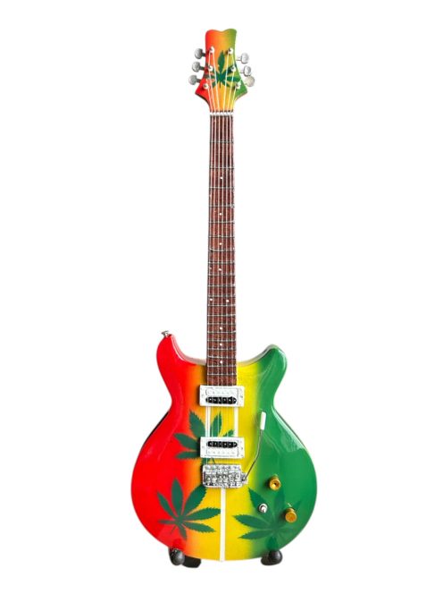 Bob Marley mini gitár, állvánnyal 
