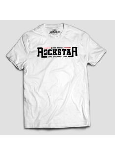 Born to be rockstar férfi póló