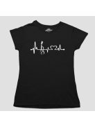 Brácsa heartbeat női póló