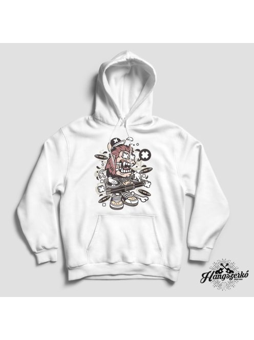 Dj gorilla rajzfigura pulóver