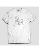 Dobos line art férfi póló