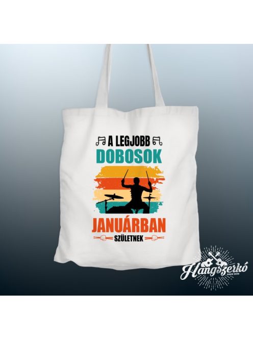 A legjobb dobosok születésnap vászontáska