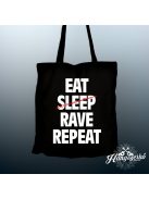 Eat Sleep Rave Repeat vászontáska