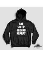 Eat Sleep Techno Repeat pulóver