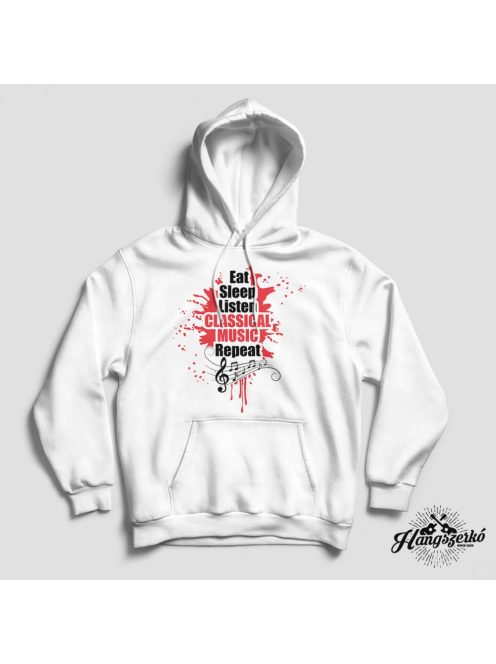 Eat Sleep Classical Music Repeat pulóver