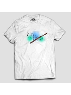 Fagott hangjegyes férfi póló