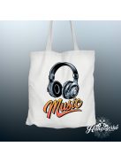 Fejhallgató music vászontáska