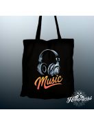 Fejhallgató music vászontáska