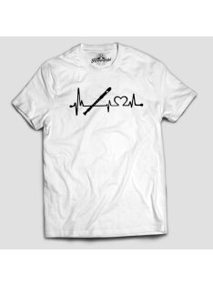 Furulya heartbeat férfi póló