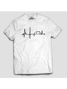 Fuvola heartbeat férfi póló