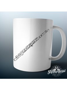 Fuvola line art bögre