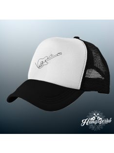 Gitáros line art baseball sapka