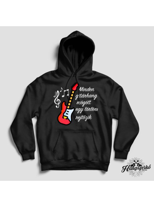 Minden gitárhang mögött egy történet rejtőzik pulóver