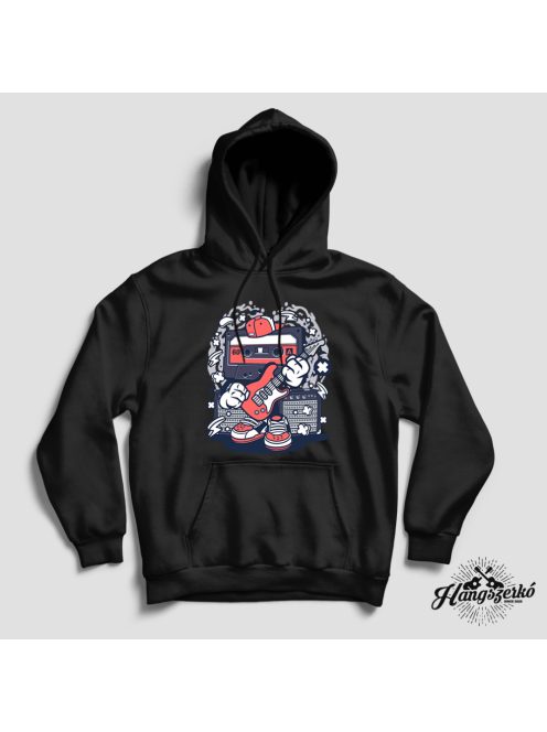 Gitáros kazetta figurás pulóver