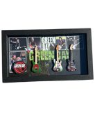 Green Day képkeret hangszerekkel