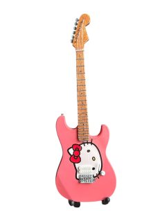 Hello Kitty mini gitár, állvánnyal v2