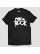 I wanna rock férfi póló