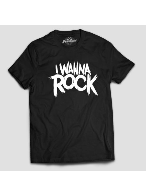 I wanna rock férfi póló