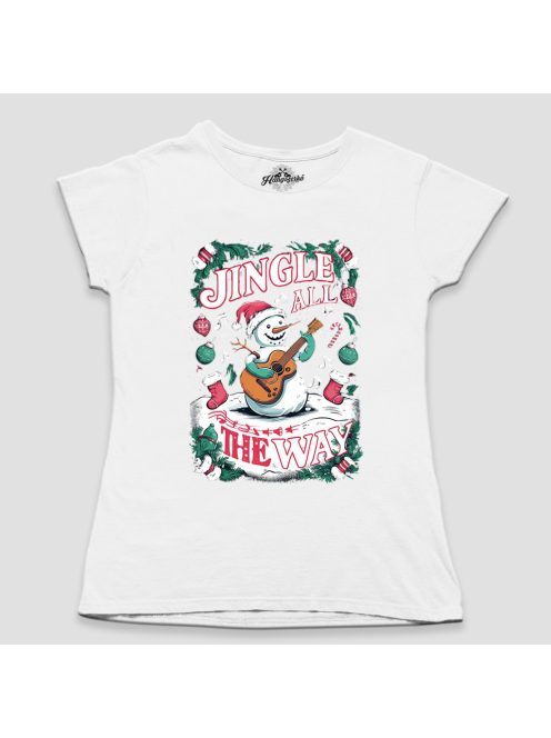 Jingle all the way női póló