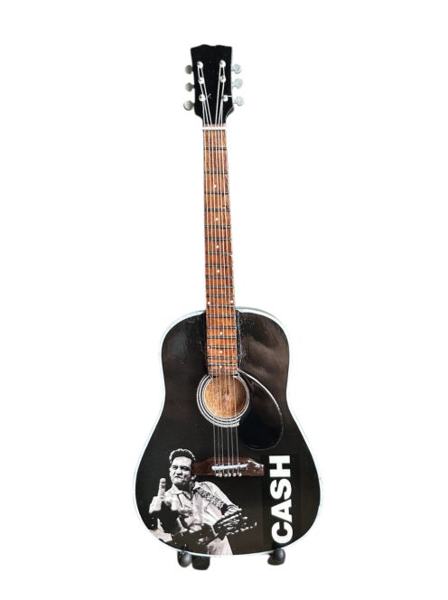 Kurt Cobain (Nirvana)  mini gitár, állvánnyal v2