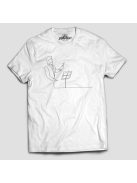 Karmester line art férfi póló
