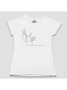 Karmester line art női póló
