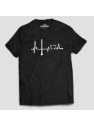 Klarinét heartbeat férfi póló
