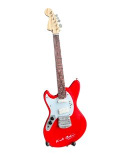 Kurt Cobain (Nirvana)  mini gitár, állvánnyal v2