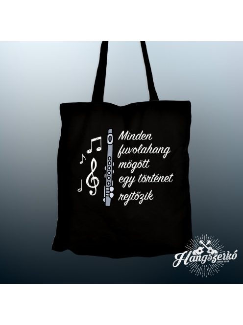 Minden fuvolahang mögött egy történet rejtőzik vászontáska