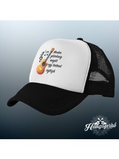   Minden gitárhang (akusztikus)  mögött egy történet rejtőzik  baseball sapka
