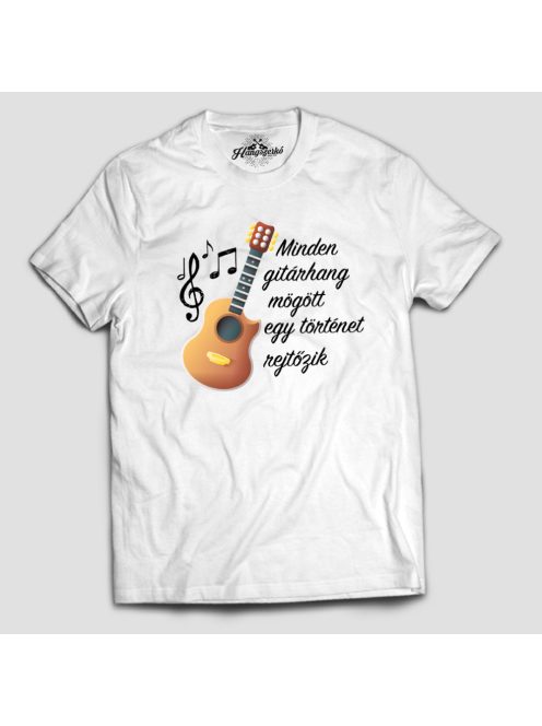 Minden gitárhang (akusztikus) mögött egy történet rejtőzik férfi póló