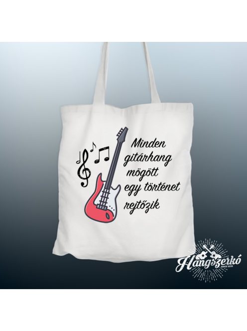 Minden gitárhang (basszusgitár) mögött egy történet rejtőzik vászontáska