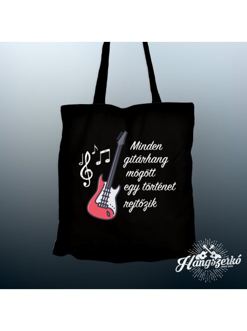 Minden gitárhang (basszusgitár) mögött egy történet rejtőzik vászontáska