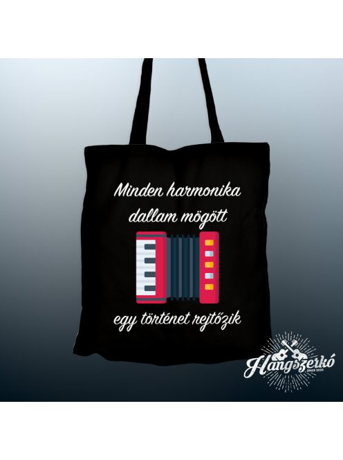 Minden harmonika dallam mögött egy történet rejtőzik vászontáska